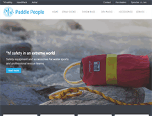 Tablet Screenshot of paddle-people.com